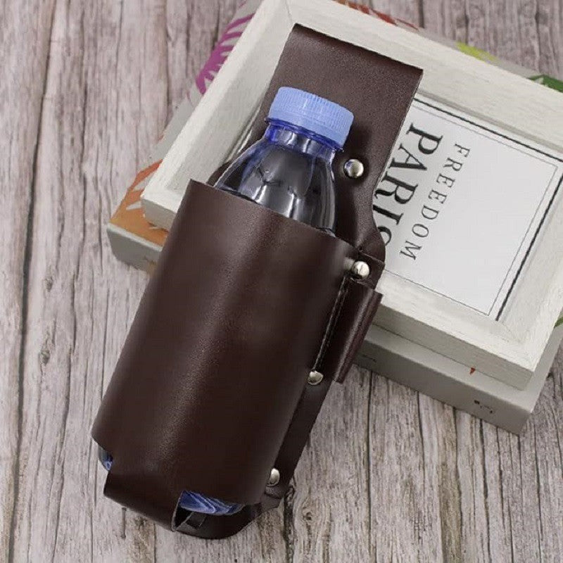 3 Pcs Waist-Mounted Leather Beer Holster