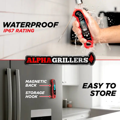 🌡️ Instant Read Digital Meat Thermometer – Perfect Results Every Time