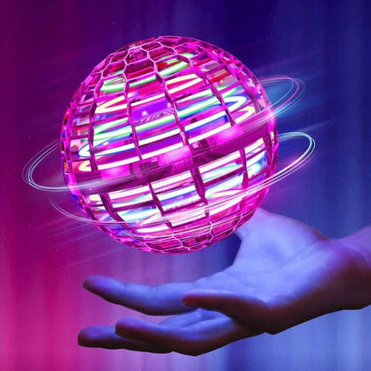 Sphere Flying Spinner Toy with LED Lights for Kids