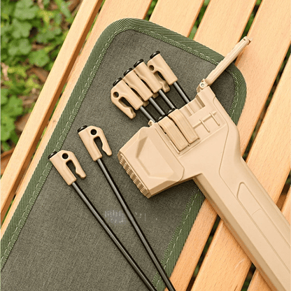 ⛺ Multifunctional Camping Hammer with Built-In Stake Storage