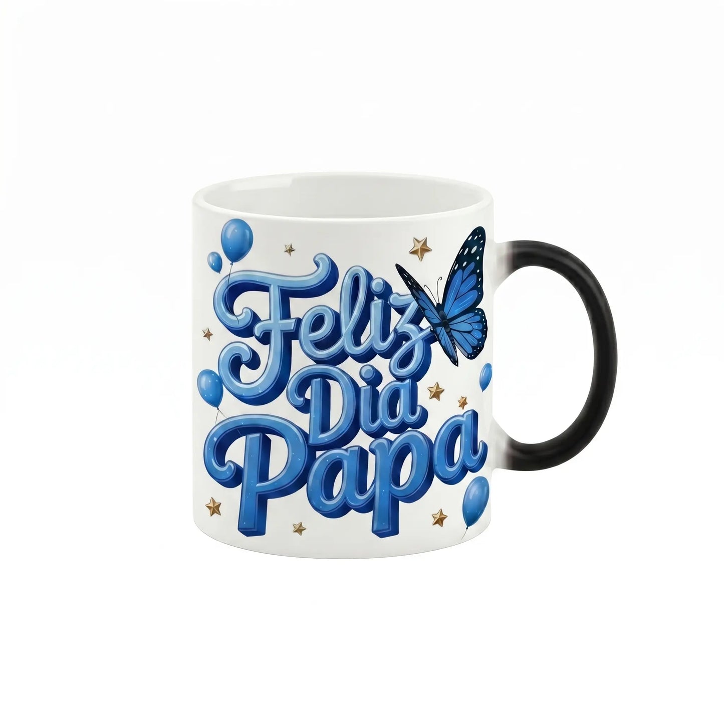 "Feliz Dia Papa" Heat Reveal Mug | Father's Day Gift, 11oz Ceramic