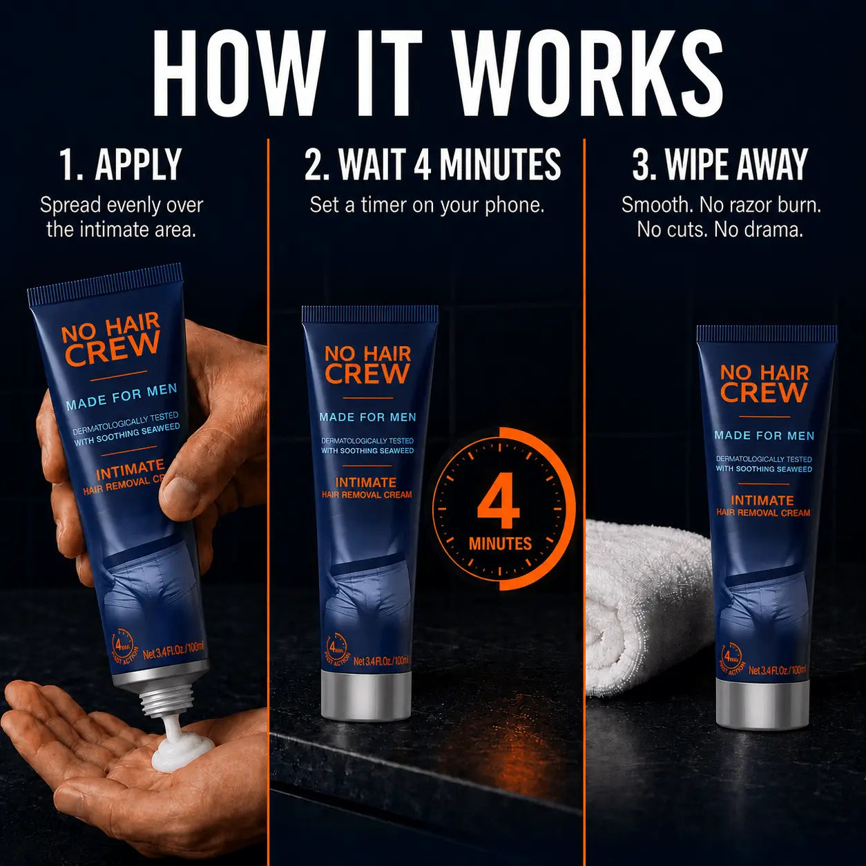 INTIMATE Hair Removal Cream for Sensitive Areas