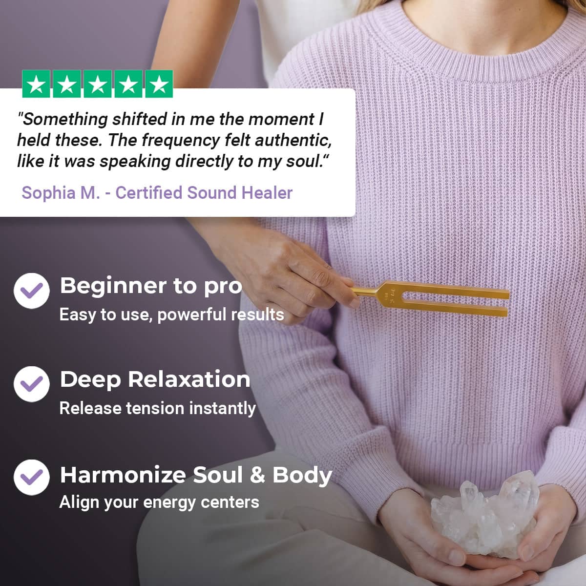 ✨Spiritual Healer-High💖 Precision Tuning Fork Set for Sound Therapy and Meditation