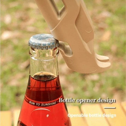 ⛺ Multifunctional Camping Hammer with Built-In Stake Storage