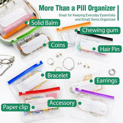 💊 MedVault ProTM A8 Waterproof Pill Organizer Set