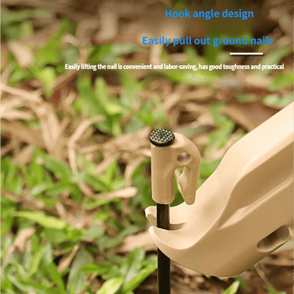 ⛺ Multifunctional Camping Hammer with Built-In Stake Storage