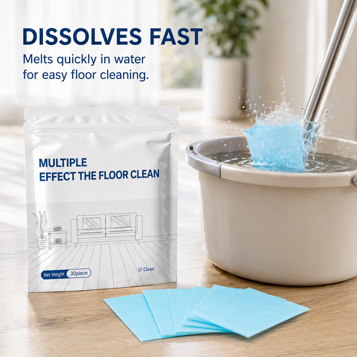 🔥HOT SALE🔥Floor Cleaning Tablets Multi-Surface Antibacterial Cleaner