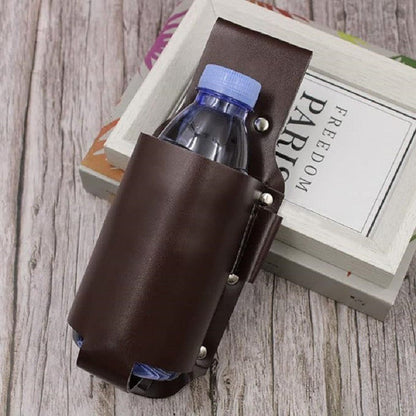 3 Pcs Waist-Mounted Leather Beer Holster