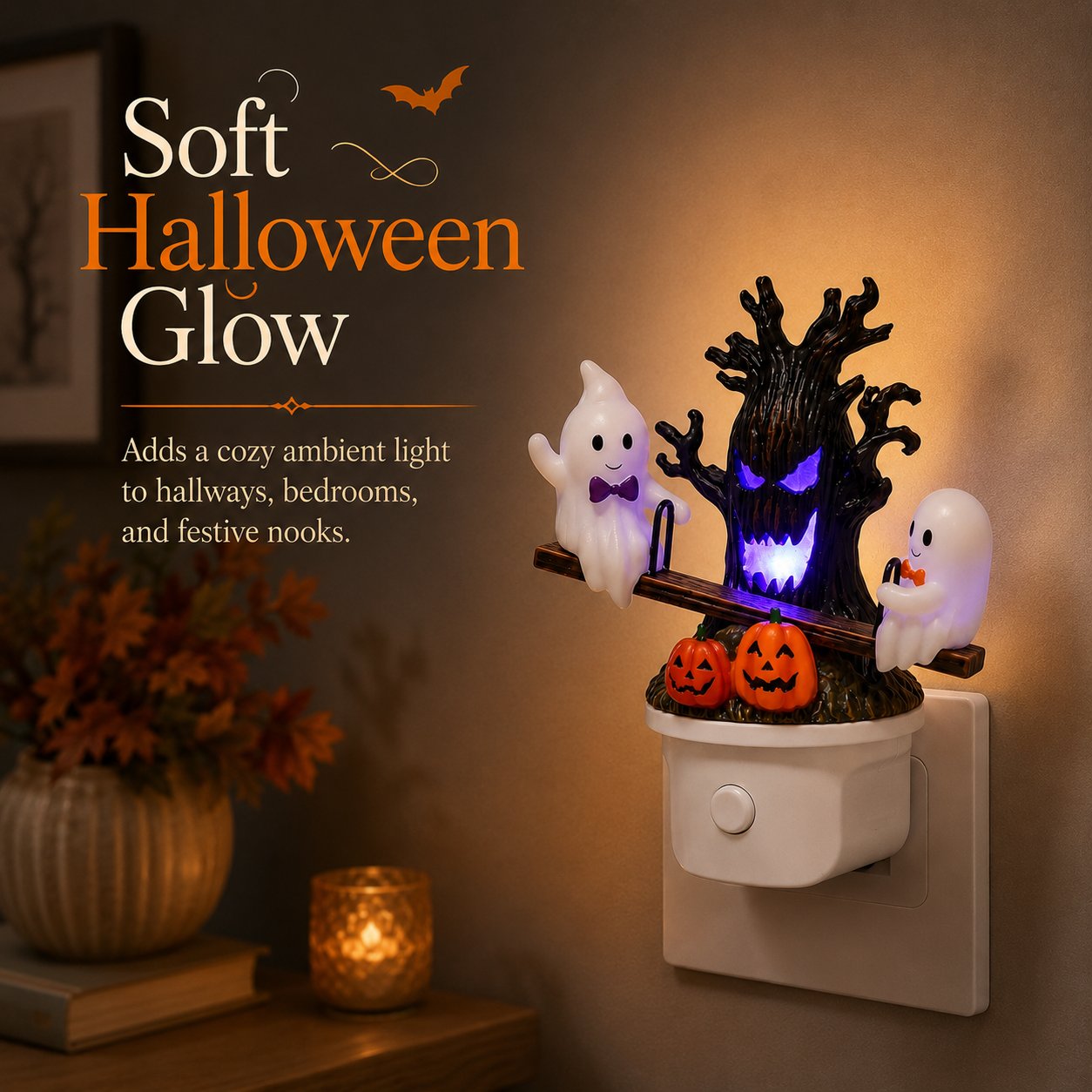 ✨Cute Halloween Glow 👻Pumpkins & Glowing Spooky Tree