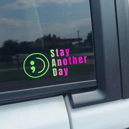 🎗️Share Pack❤️ SAD Mental Health Awareness Car Decal⏰BUY 1 GET 3 FREE