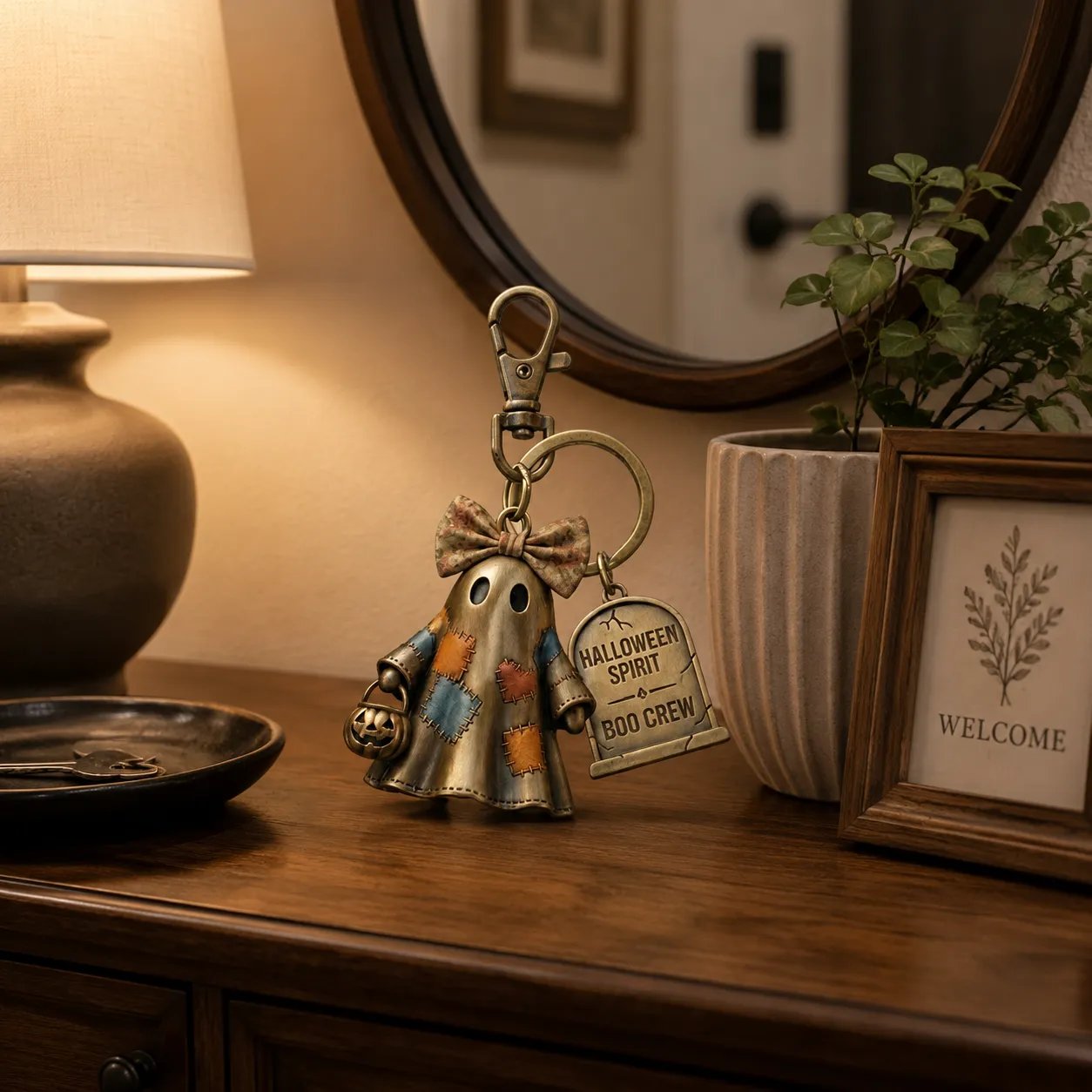 🎁HOT SALE 49% OFF 🔥Halloween Spirit Boo Crew Ghost Keychain