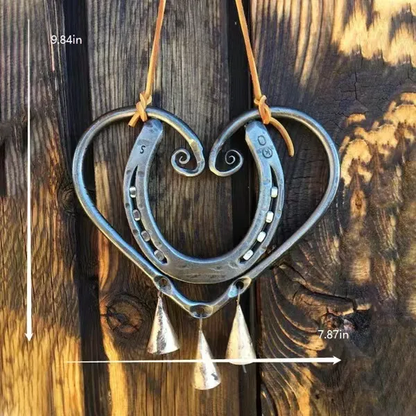 💥LAST DAY 49% OFF🔥The Horseshoe Heart Wind Chime ❤🐎
