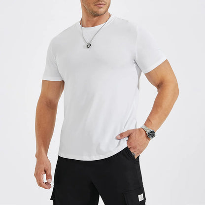 🔥Summer Flash Sale 50% OFF - Mens 3 Pack Cotton Hipster Hip Hop Longline Crewneck T-Shirt