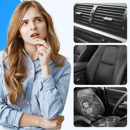 ❄️Car Seat Fan - USB Connectivity, Dual Turbines, Powerful Airflow
