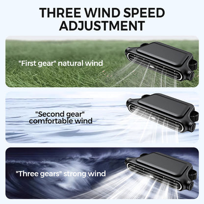 ❄️Car Seat Fan - USB Connectivity, Dual Turbines, Powerful Airflow