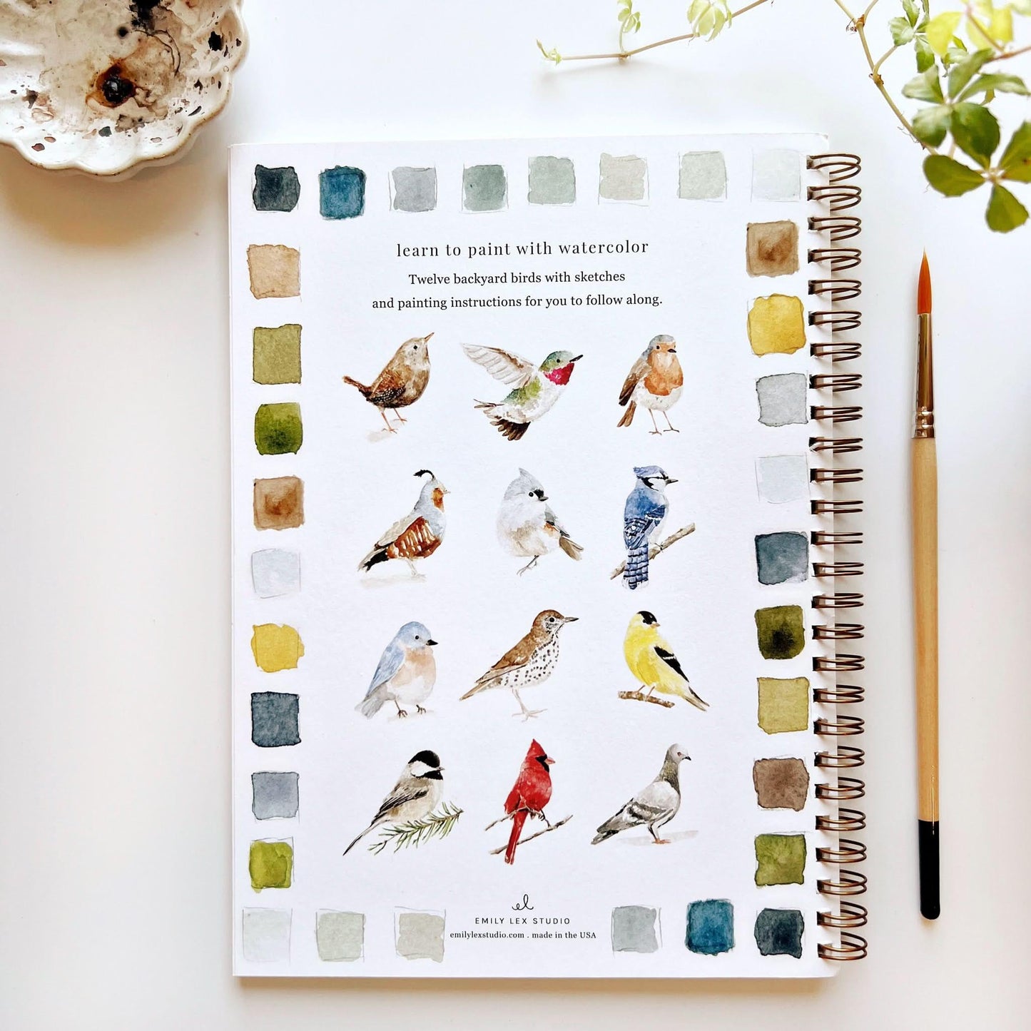 🎁Cozy Slow Watercolor Workbook Art Practice Set